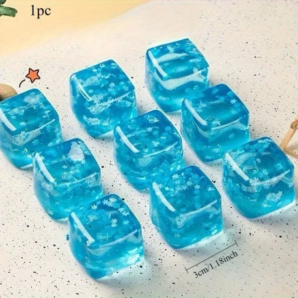 Soft Elastic Stretch Ice Block Toy, Need doh cube Cube large, Squishies big large cube