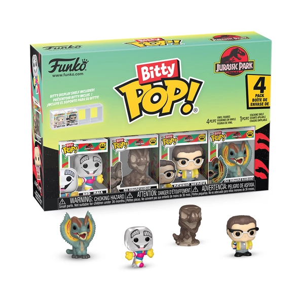 Funko Bitty POP 4 Pack: Jurassic Park - Mr. DNA Collectible Vinyl Mini Figure - Walmart.com