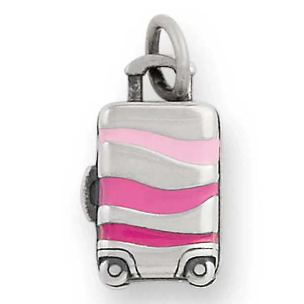 James Avery Sterling Silver Enamel Roller Bag Charm
