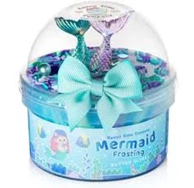 Mermaid Frosting Butter Slime