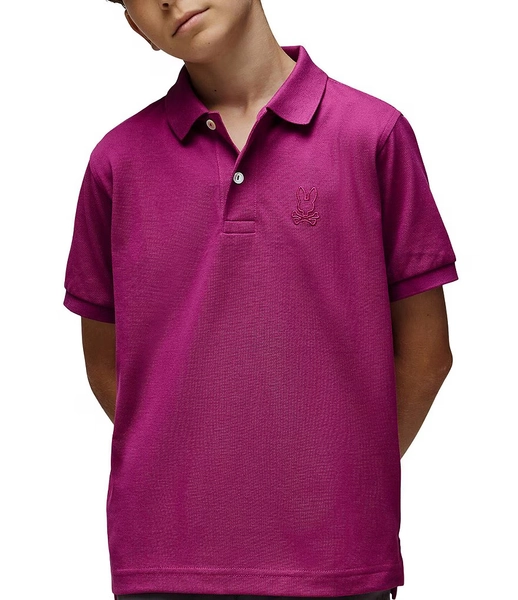 Psycho Bunny Big Boys James Pique Polo Shirt