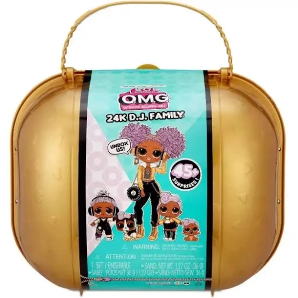 LOL Surprise 2021 Limited EDITION OMG 24K DJ Family Exclusive Pack