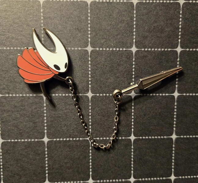 Silksong Hornet and Needle Enamel Pin