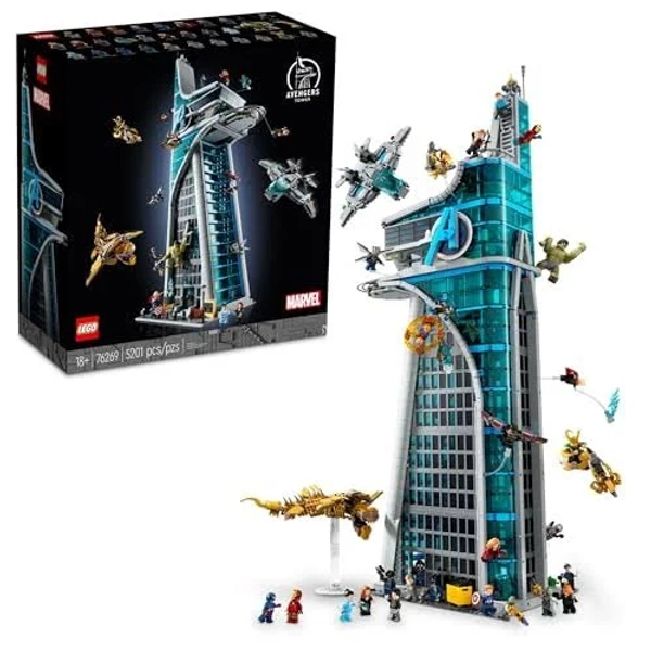 LEGO Marvel Avengers Tower Building Kit 5,201 pieces