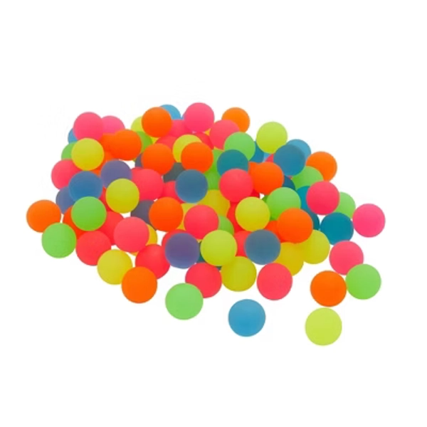 Juvale 100 Pack Bouncy Balls for Kids Bulk - 1 inch/ 25mm Rubber Super Bounce Balls for Birthday Party Favors Gifts (Neon)