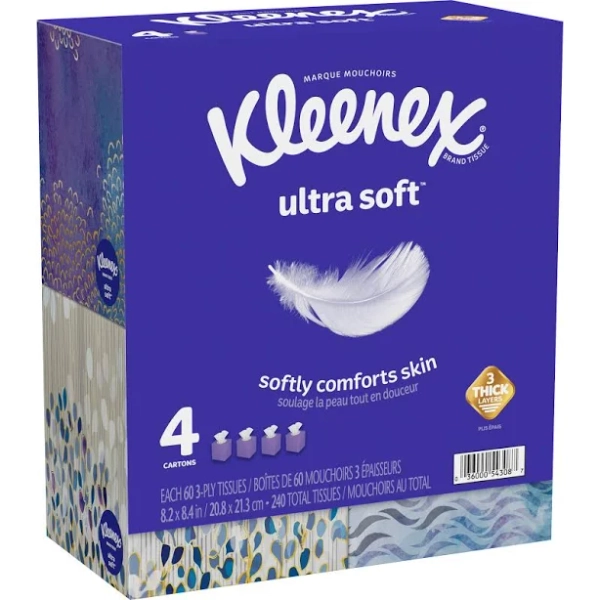 Kleenex Ultra Soft Facial Tissues