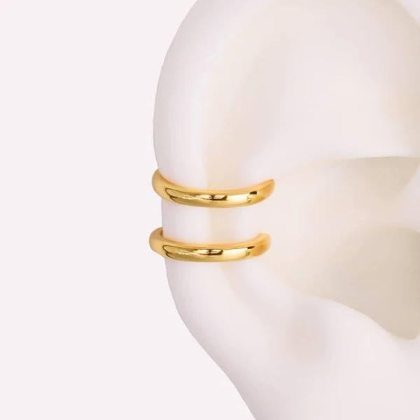 Double Ear Cuff Clip-On Earrings