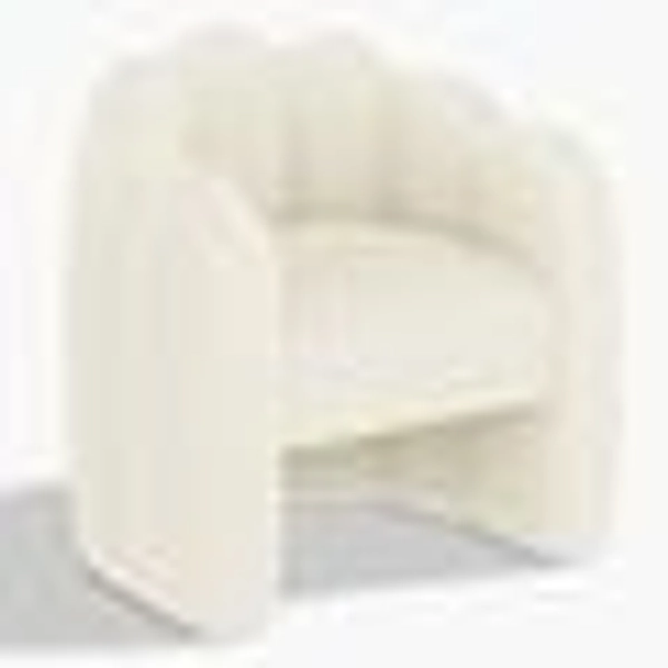 Simone Ivory Plush Comfort Accent Chair