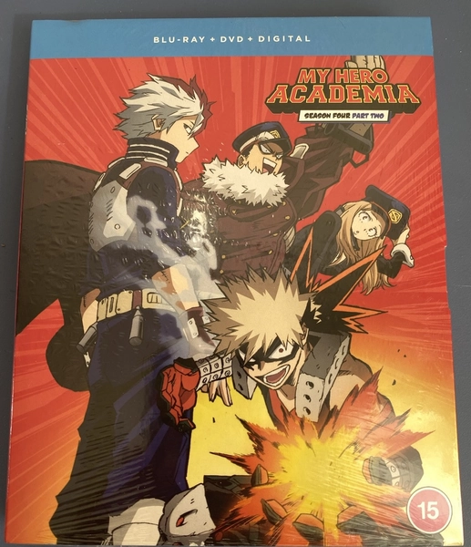 MY HERO ACADEMIA Anime Season Four Part Two Blu-Ray/DVD Digital Sealed
