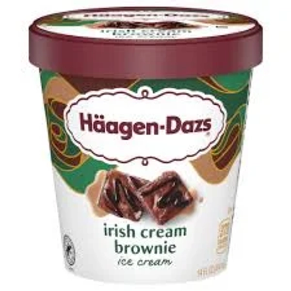 Haagen Dazs Irish Cream Brownie Ice Cream