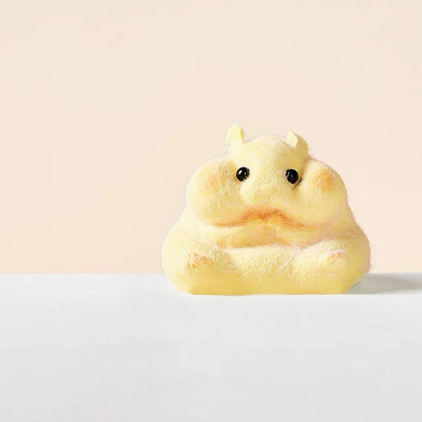 Taba Squishy Flocked Hamster Stress Toy