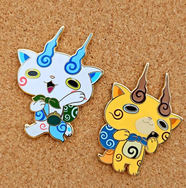 YW: Komasan and Komajiro | Enamel Pin