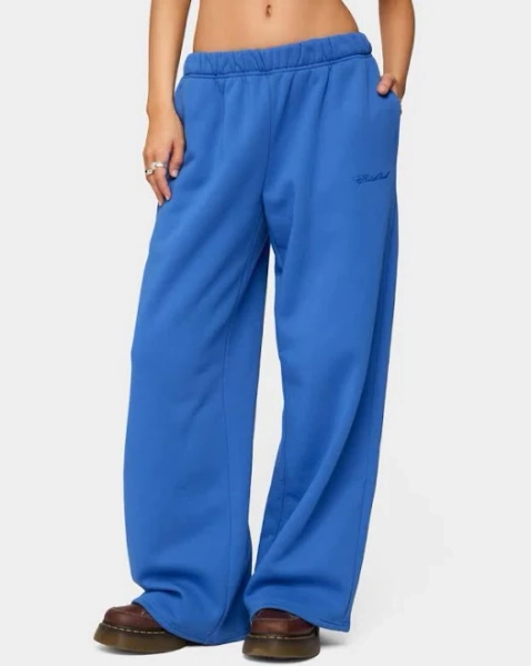 Edikted Women's Basic Girl Wide Leg Sweatpants