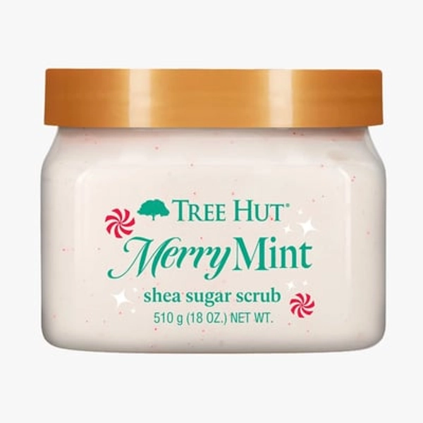 Tree Hut Sugar Body Scrub - Merry Mint Shea - 18oz