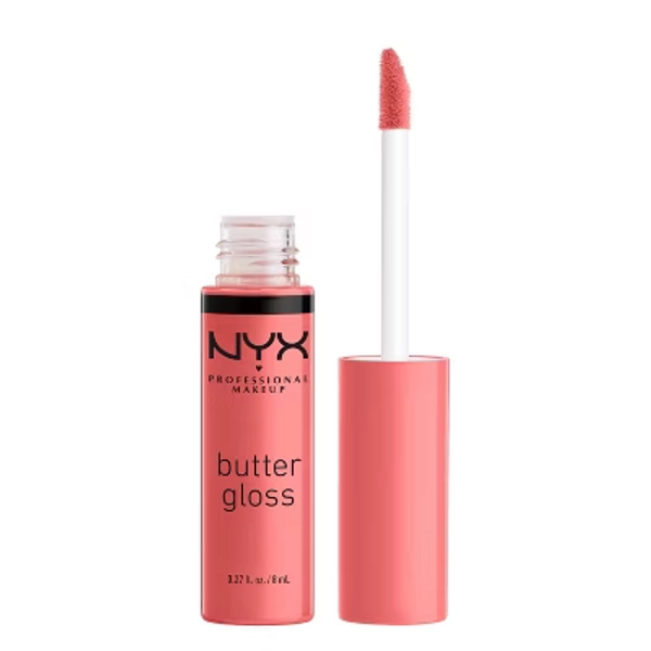 NYX Professional Makeup Butter Lip Gloss - 05 Crème Brulee - 0.27 fl oz: Shine Enhancing, Paraben-Free, Tube