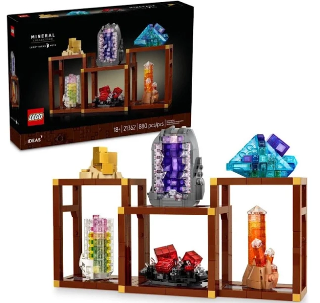 LEGO Ideas Mineral Collection Building Set