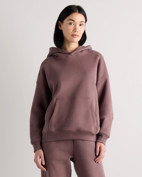 Everyday Fleece Hoodie in Washed Deep Navy