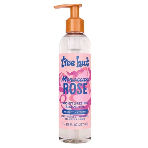 Tree Hut Moroccan Rose Moisturizing Shave Oil - Floral - 7.7 fl oz: Paraben-Free, Whole Body Use