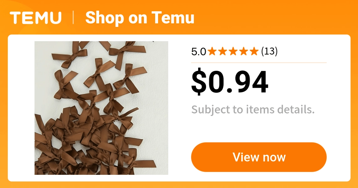 50pcs set cute ballet style ribbon bow tie accessories - Temu
