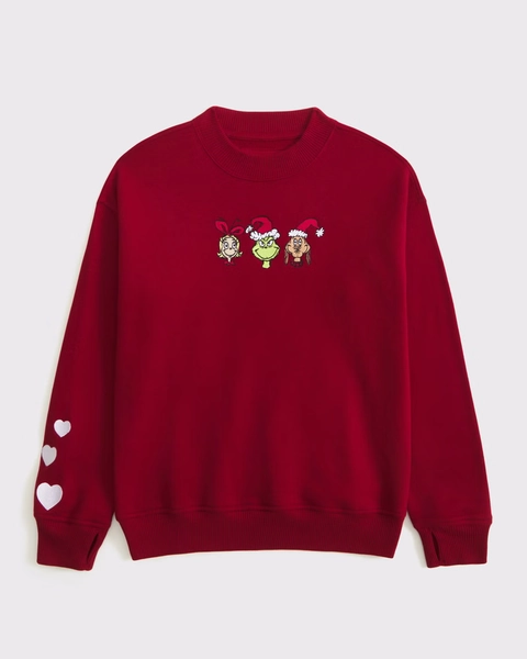 legging-friendly the grinch graphic crew sweatshirt