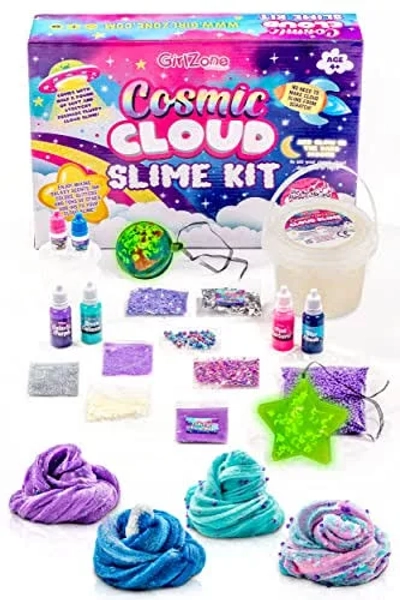 GirlZone Cosmic Cloud Slime Kit