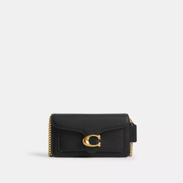 Brass/Black Tabby Chain Crossbody Bag 19