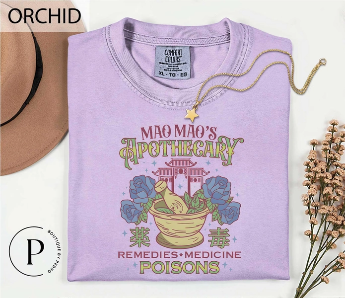 Comfort Colors Mao Mao’s Apothecary Shirt, Kawaii Poison Potion Tee, Witchy Disney T-Shirt, Anime Inspired Apothecary Diaries T-Shirt