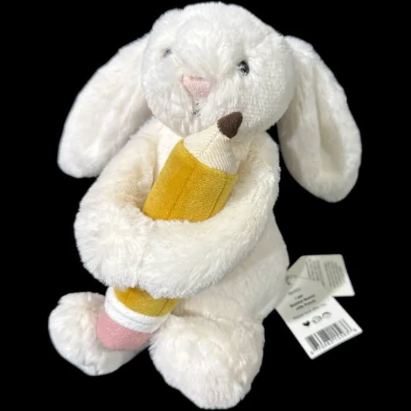 Jellycat Bashful Bunny with Pencil