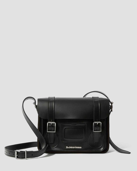 DR MARTENS 11 inch Leather Messenger Bag
