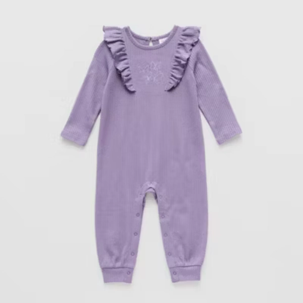 Okie Dokie Baby Girls Long Sleeve Jumpsuit