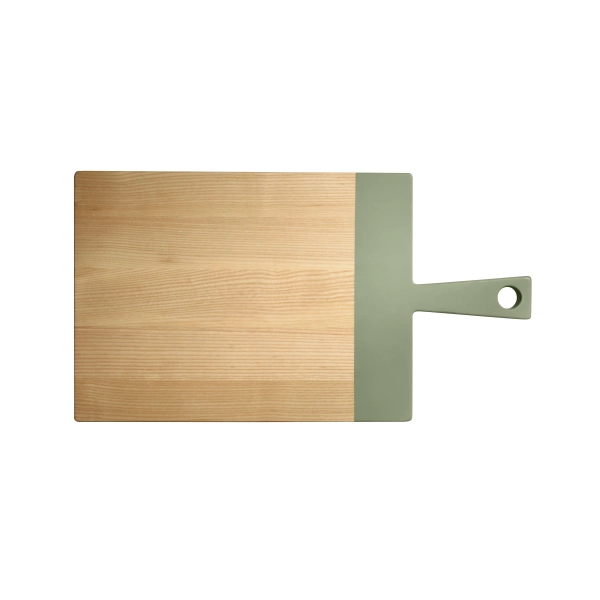 Ash Wood Serving Board Large Sage Green  50.8cm x 27.9cm