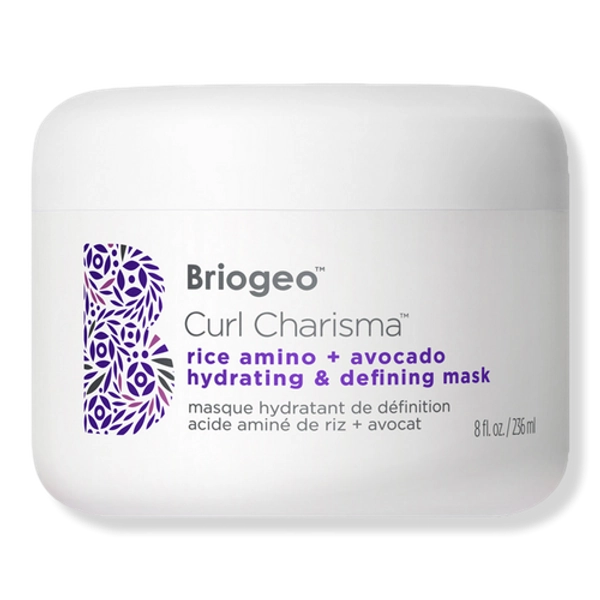 Curl Charisma Rice Amino + Avocado Hydrating & Defining Hair Mask for Curly Hair - 8.0 oz