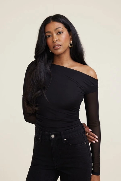 Cleo Mesh Long Sleeve Top