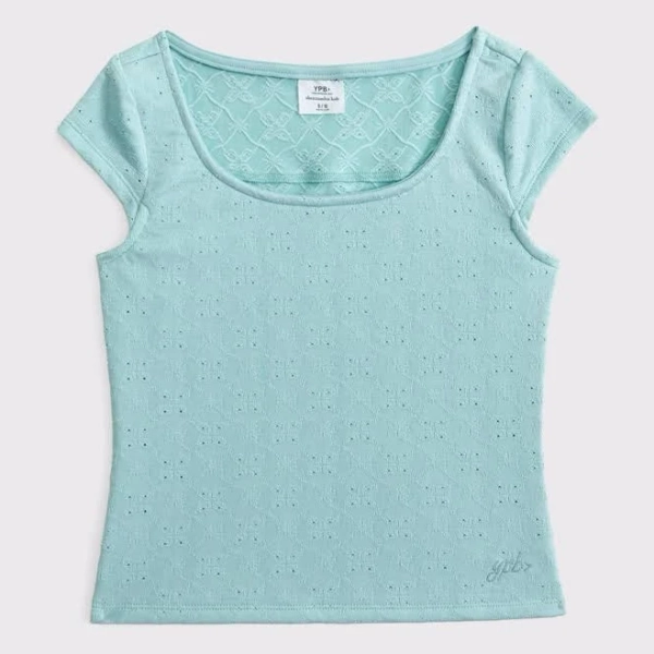 Abercrombie Kids Girls Scoopneck Top