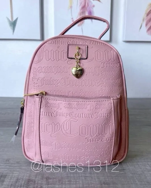 Juicy Couture Women's Charmed City Faux Leather Charm Backpack