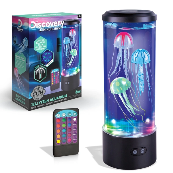 Discovery #Mindblown STEM Kids Colour Morphing Jellyfish Lamp Aquarium, Educational Toy, Ages 8+