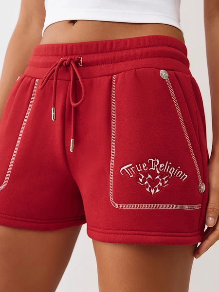 EMBROIDERED RELAXED SHORT
