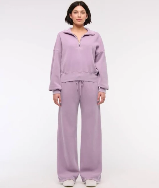 Abercrombie & Fitch Women's Wide Leg Sweatpants