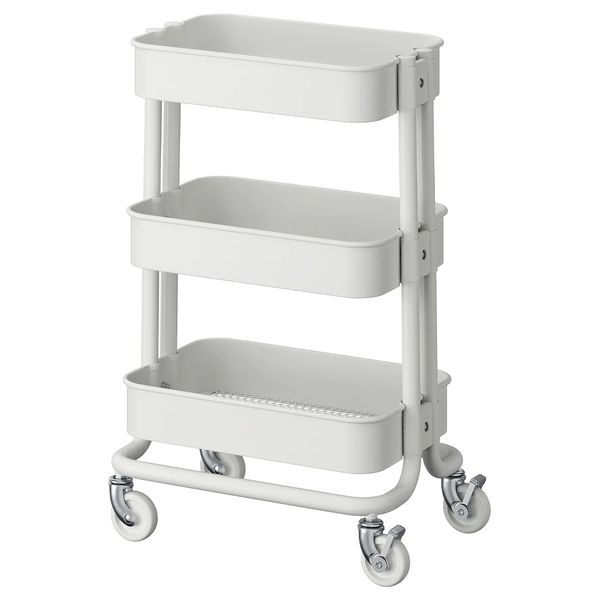 RÅSKOG Roltafel - wit 28x38x61 cm