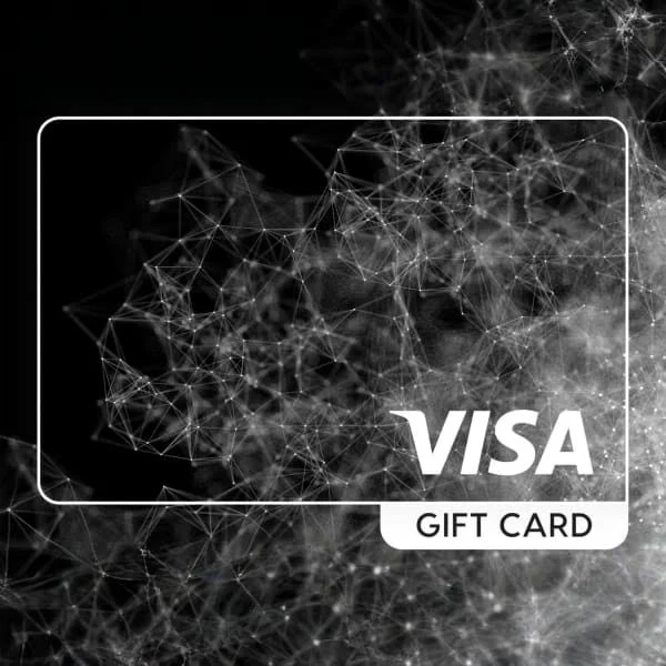 Visa Gift Card - Physical - Black - $50