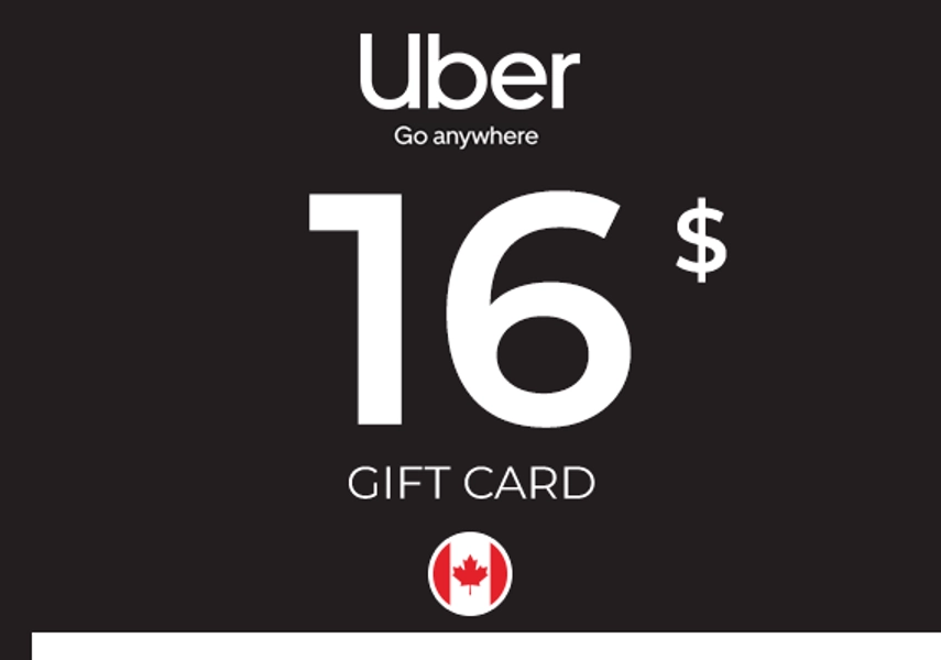 Uber Gift Card 16 CAD Key - CANADA