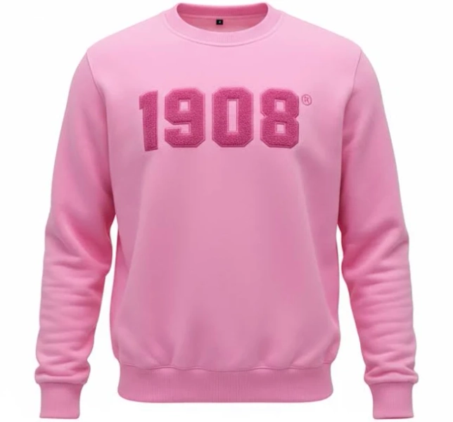 Sorority Apparel Aka 1908 Embroidered Crewneck Sweatshirt