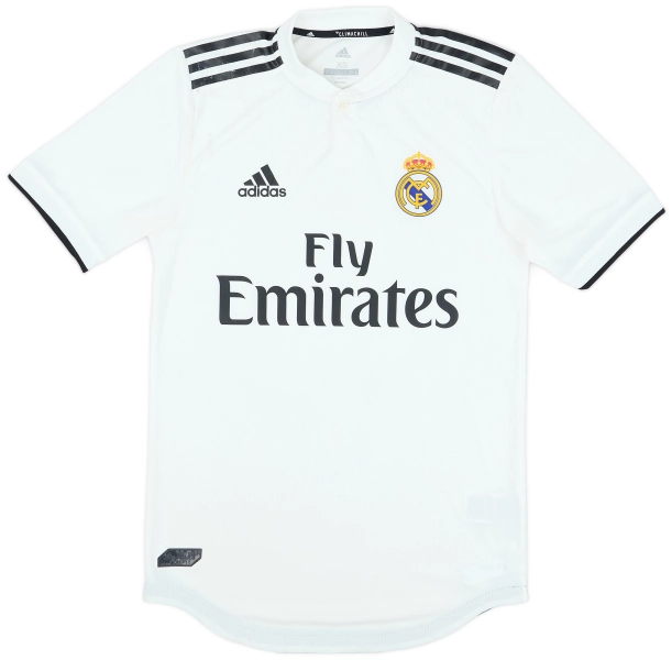2018-19 Real Madrid Authentic Home Shirt - 6/10 - (XS)