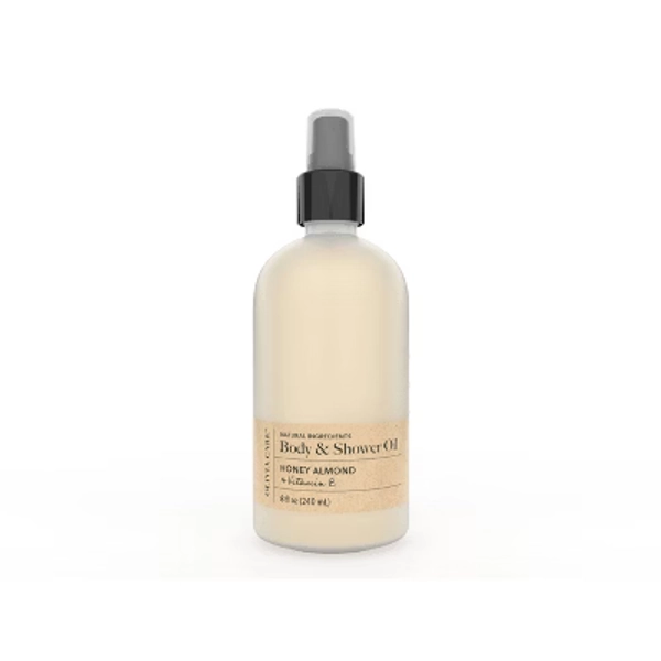 Olivia Care Body & Shower Oil - Honey Almond Vitamin E - 8oz