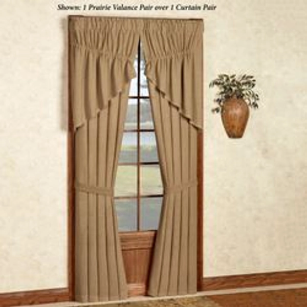Burlap Soft Cotton Window Treatment