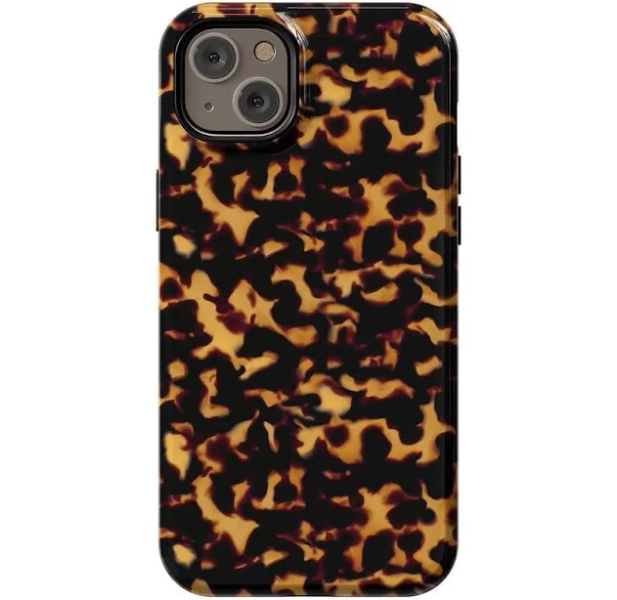 Casely iPhone 14 Plus Compatible with MagSafe Shell Shocked Tortoise Print Case