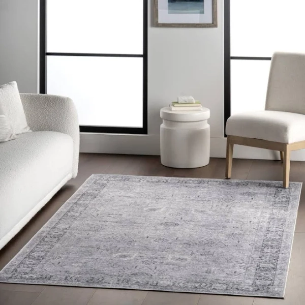 Nuloom Bayberry Spill Proof Vintage Machine Washable Area Rug