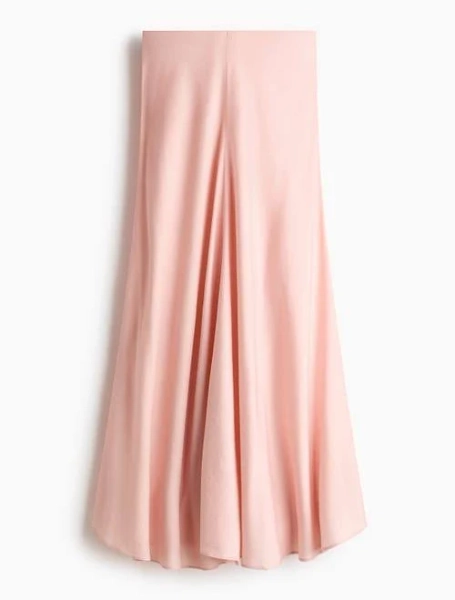 H&M Women's Satin Maxi Skirt