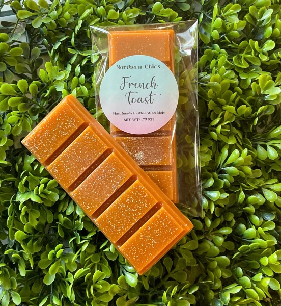 French Toast Wax Snap Bars, Wax Melts, Christmas & Winter Snap Bars For Gifts, Wax Warmer Melts Home Wax Melts Breakfast Scented