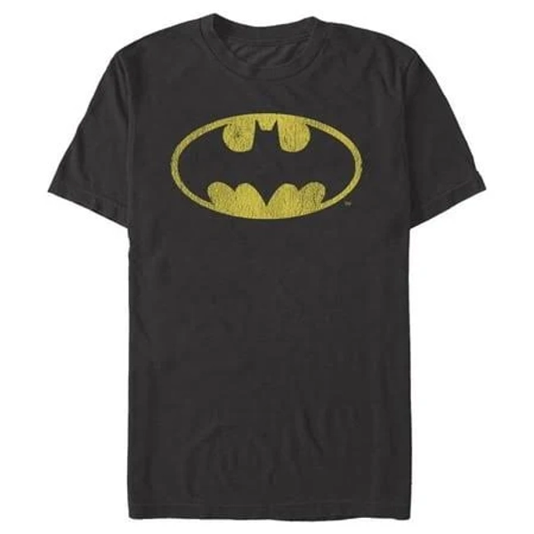 Men's Batman Logo Retro Caped Crusader T-Shirt